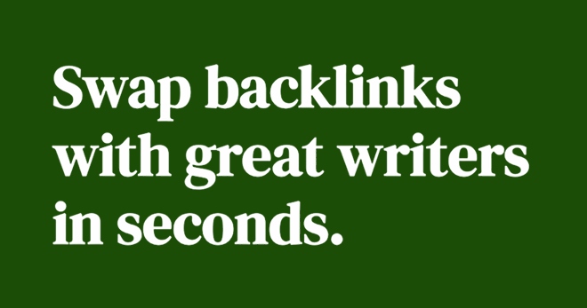 LinkSwap backlink exchange