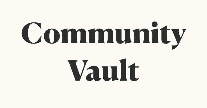 Community Vault
